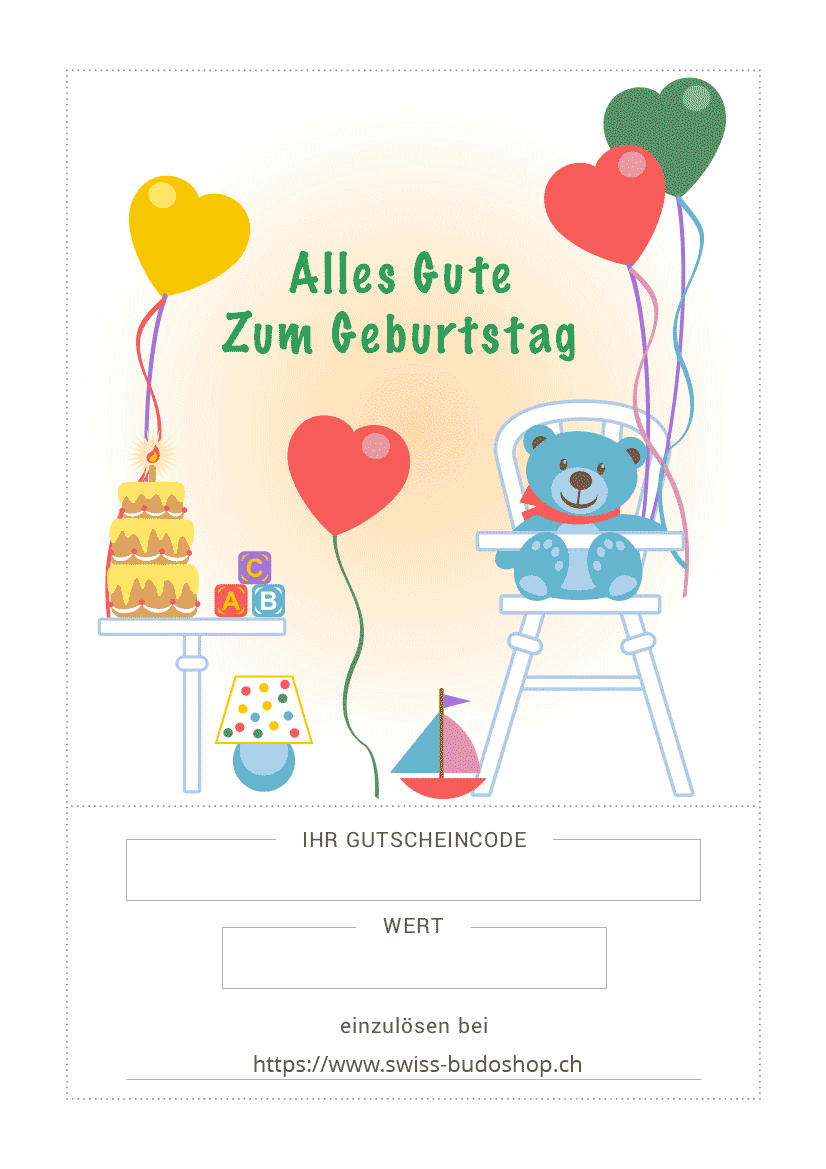 Geschenkgutschein, Alles Gute zum Geburtstag