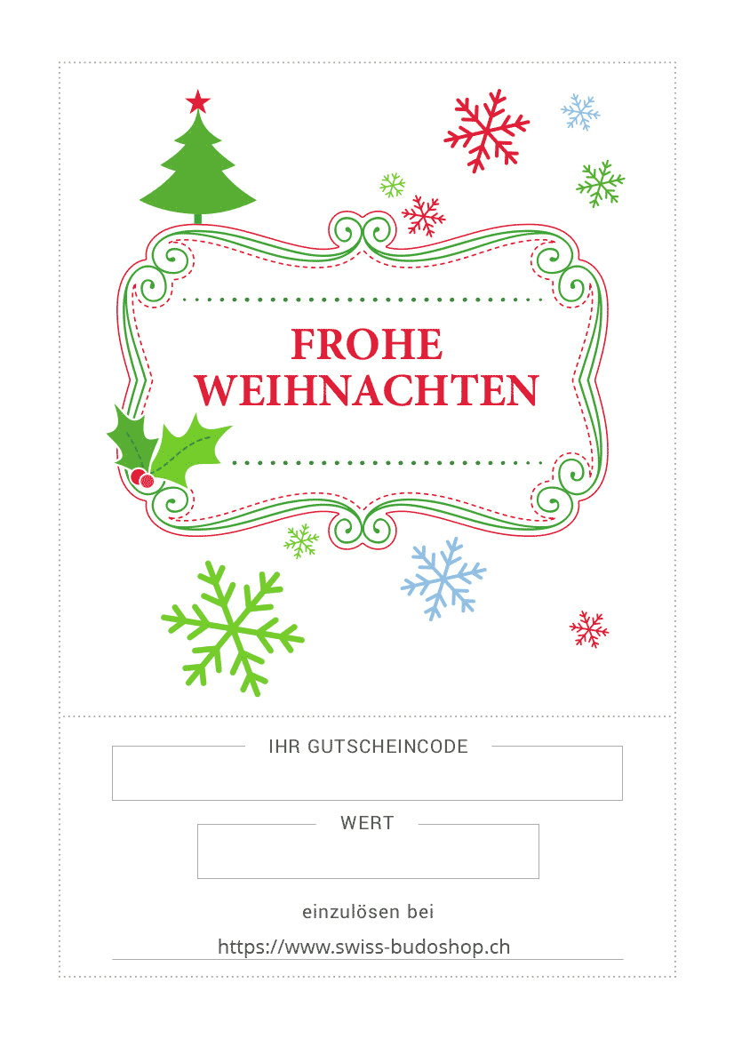 Geschenkgutschein, Weihnachten Variant 2