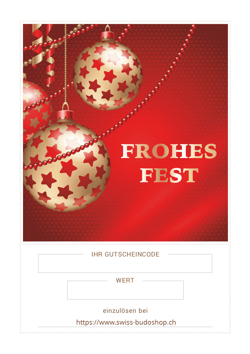 Geschenkgutschein, FROHES FEST