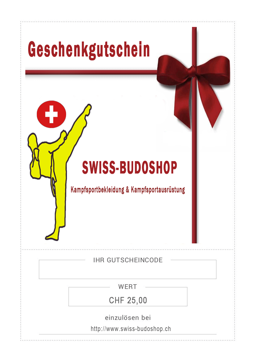 Geschenkgutschein, Budoshop Variant 1